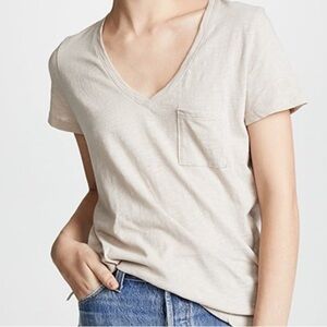 Rue21 Cream Relaxed Short Sleeve Tee